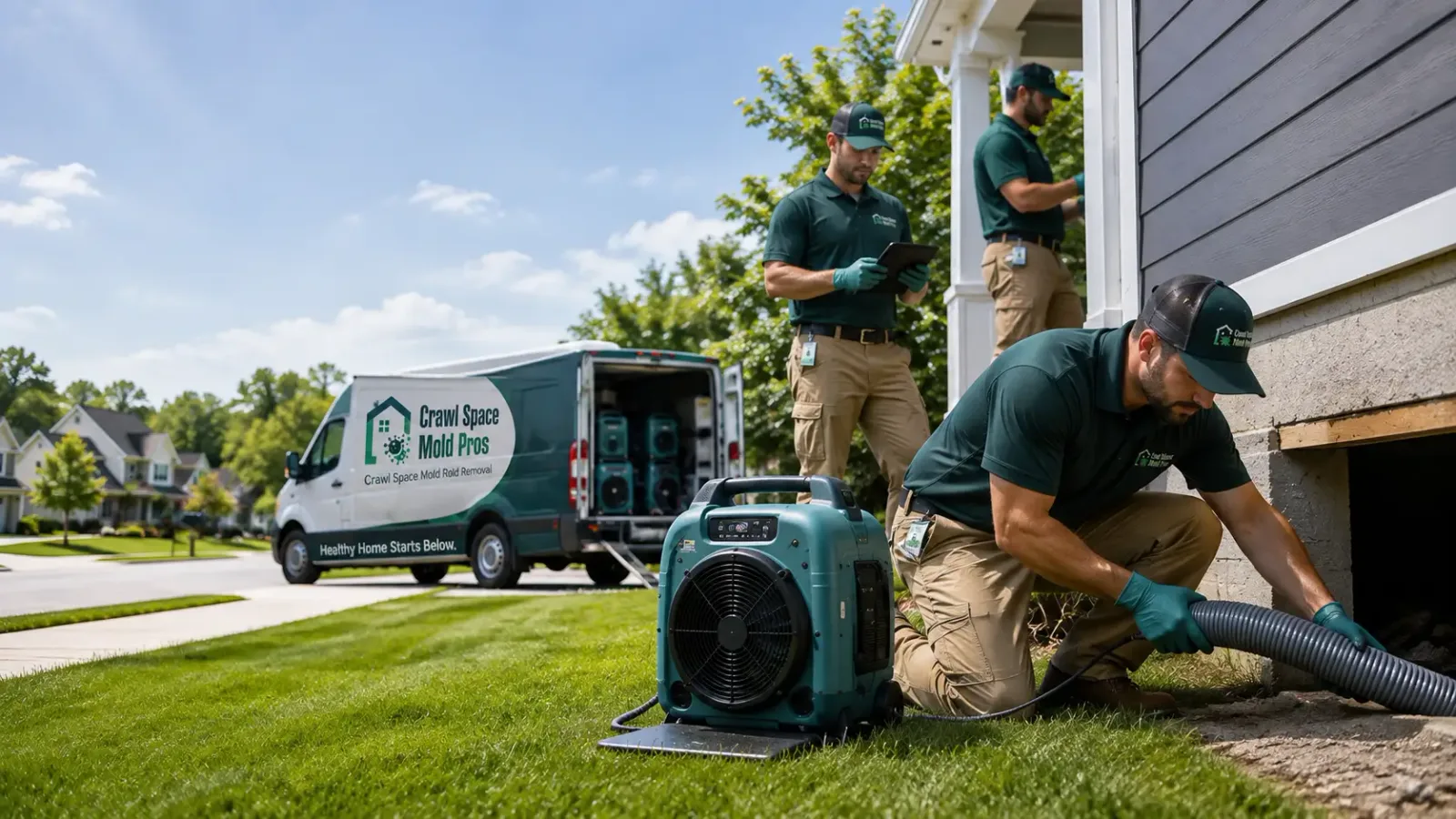 Crawl Space Mold Removal in Grelton, OH
